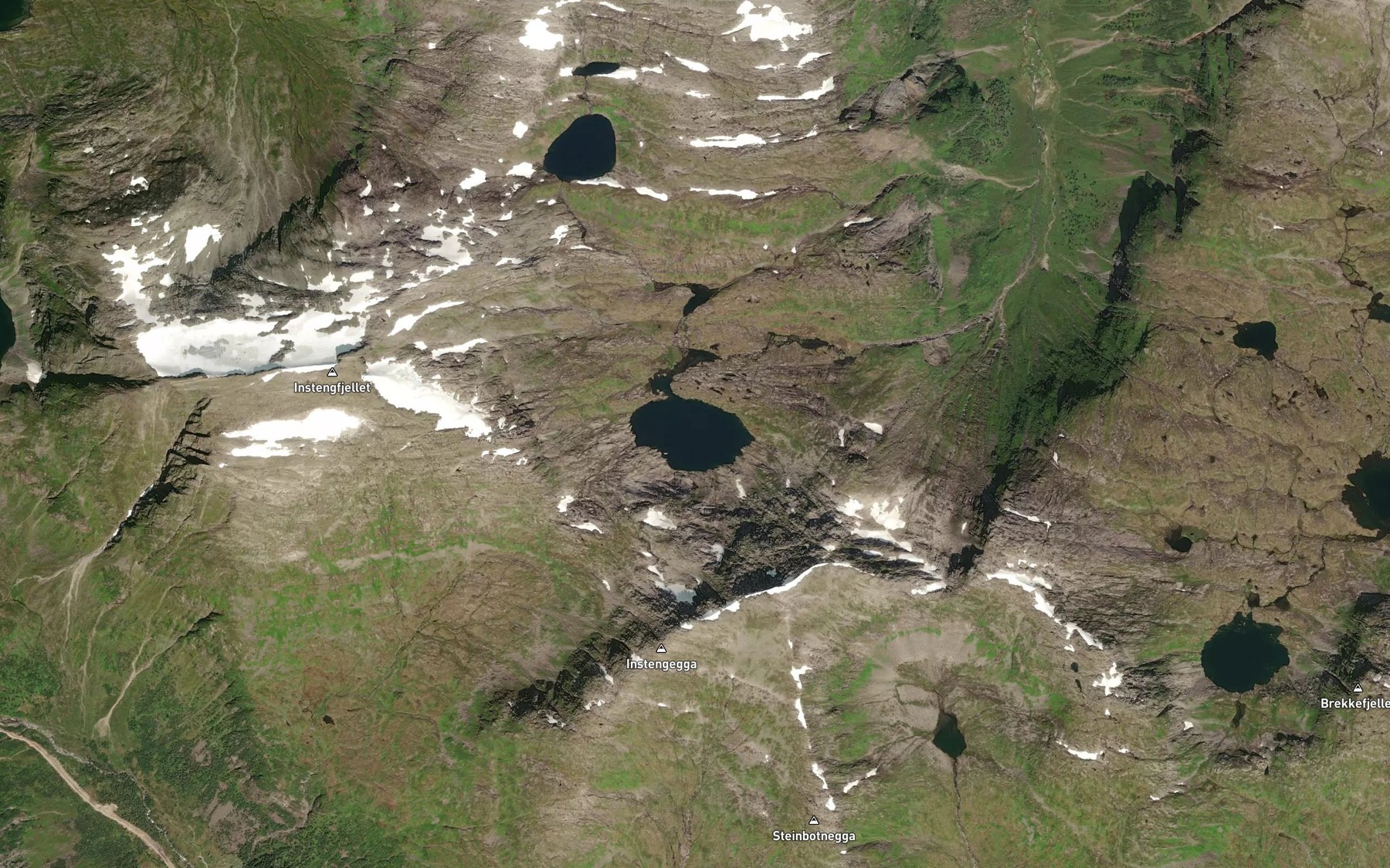 Satellite map of the Vetledalsvatnet