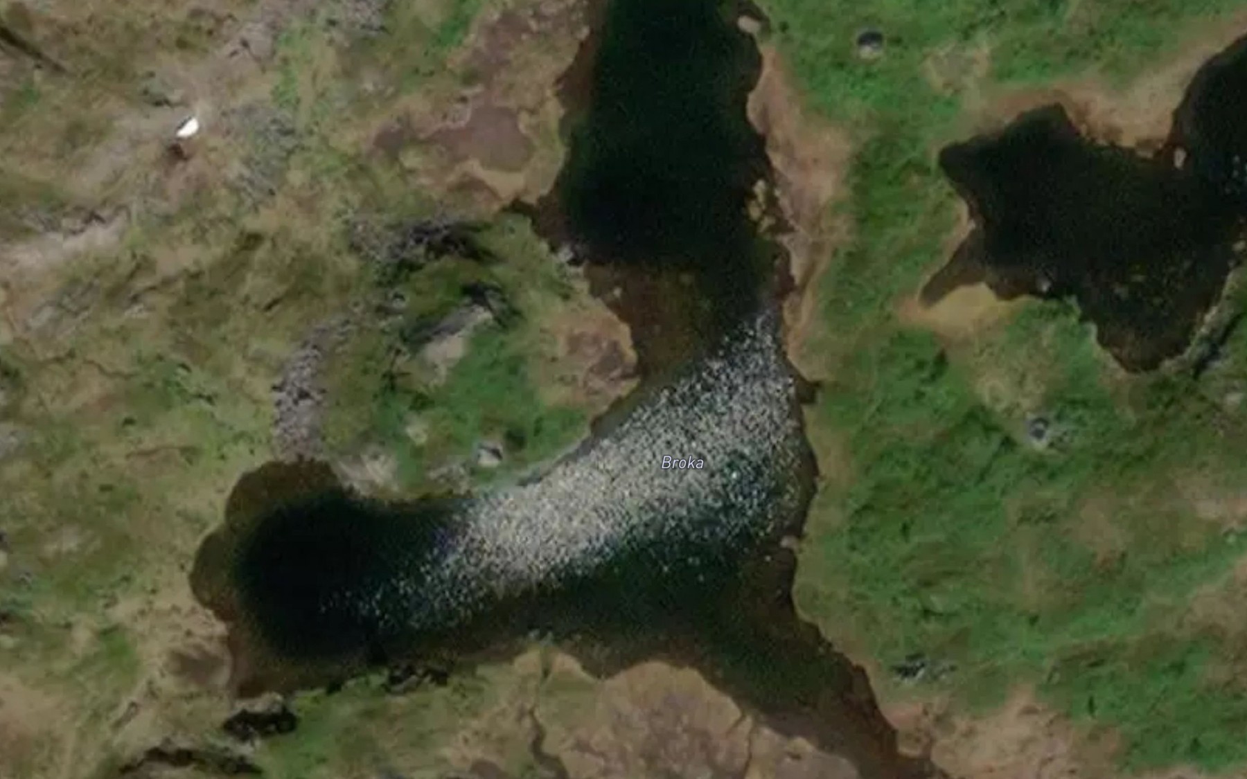 Satellite map of the Broka
