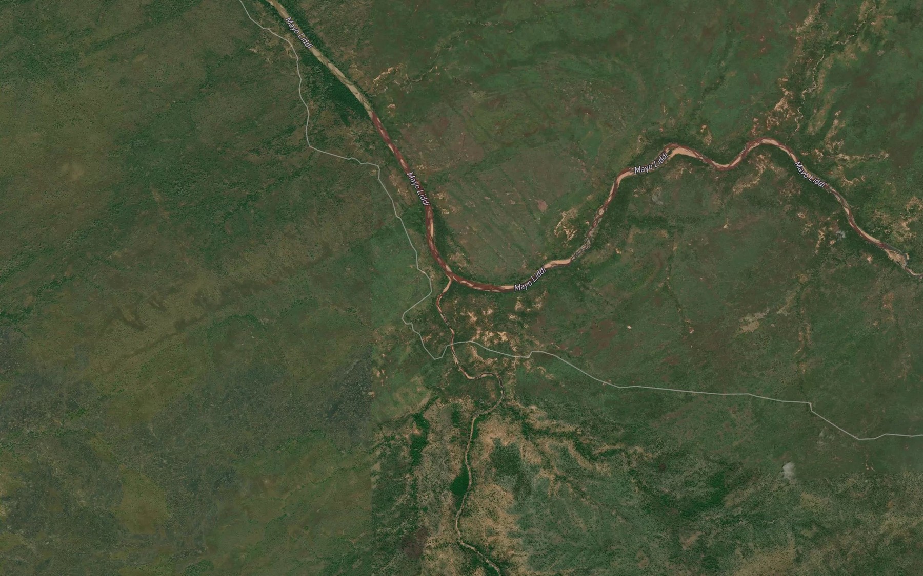 Satellite map of the Mayo Dopsa