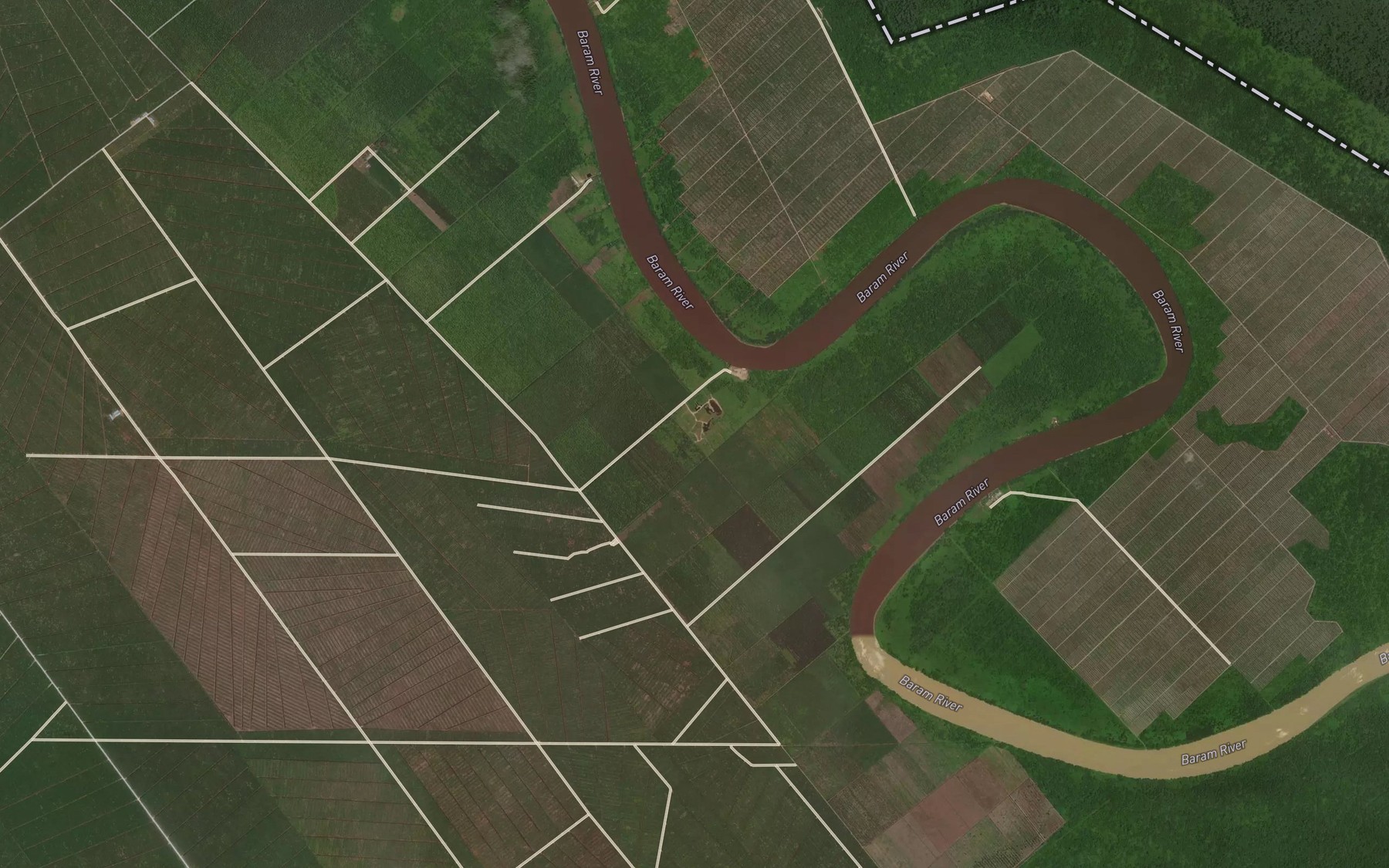 Satellite map of the Sungai Tudan