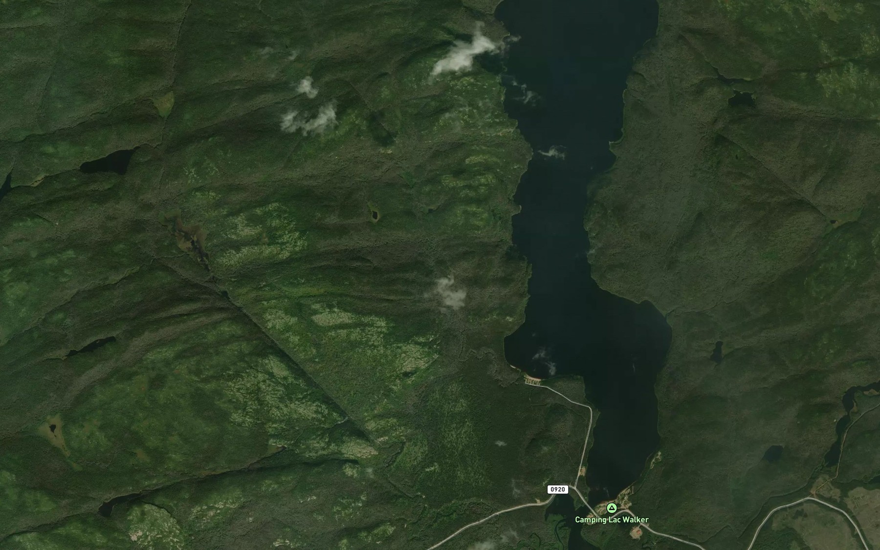 Satellite map of the Coulee Caribou