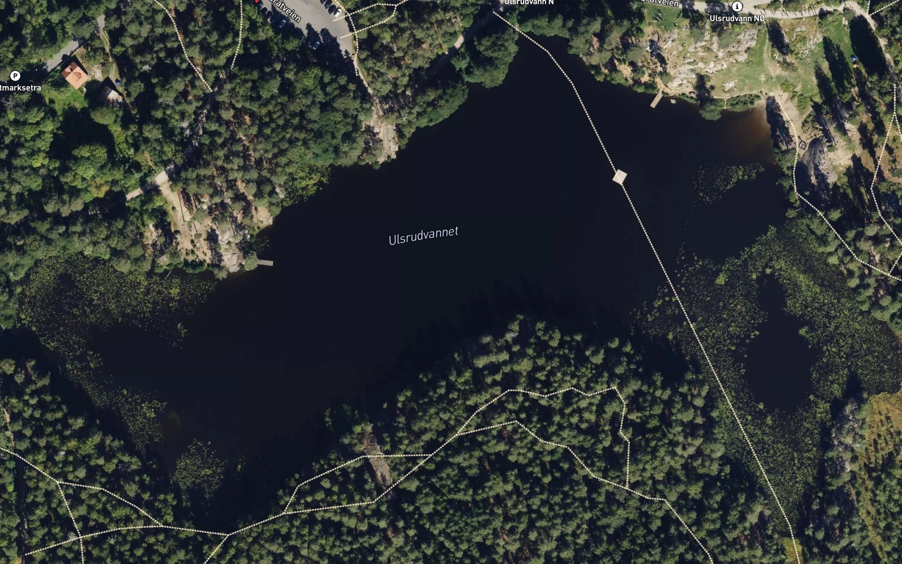 Satellite map of the Ulsrudvatn