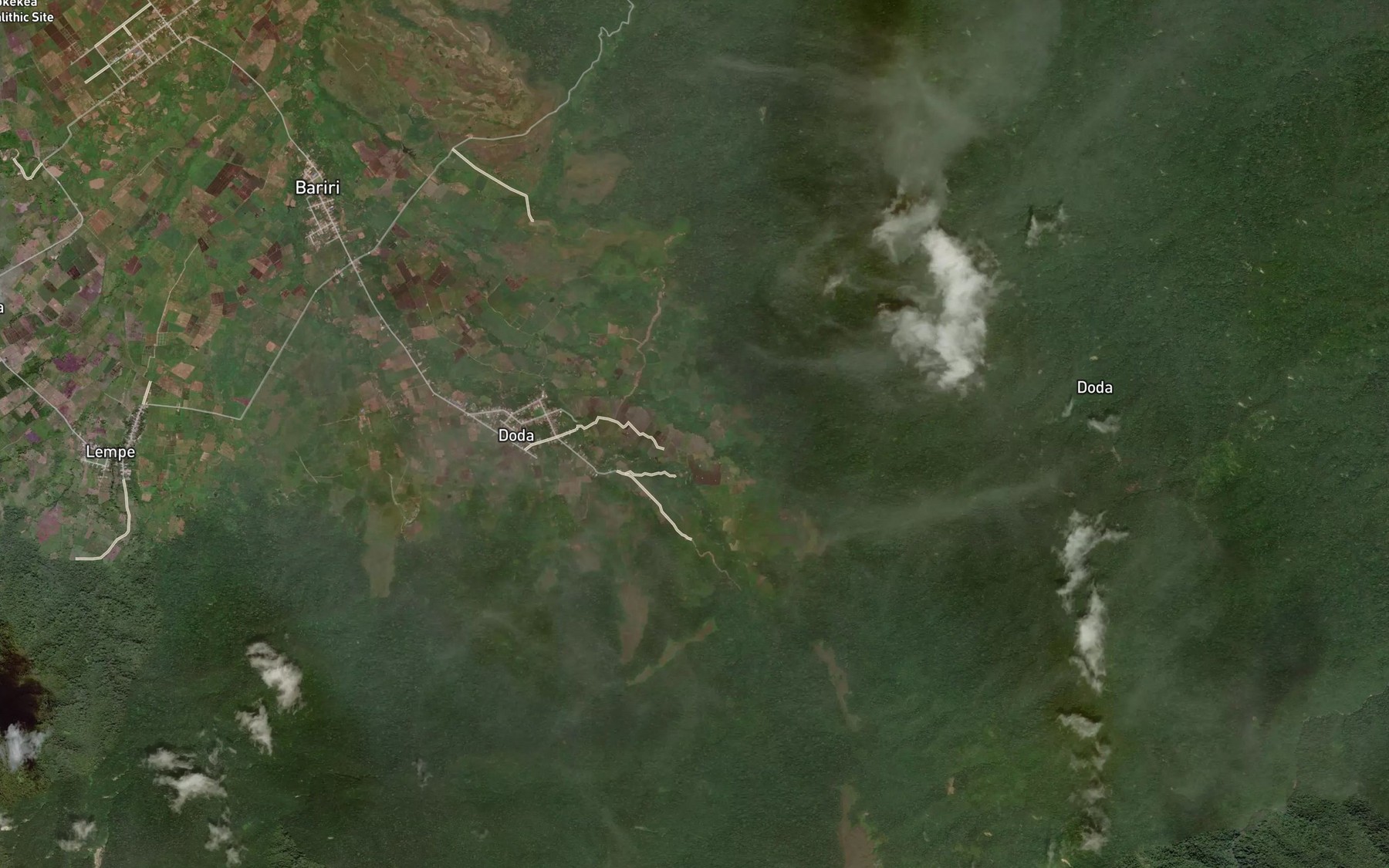 Satellite map of the Uwei Hapii