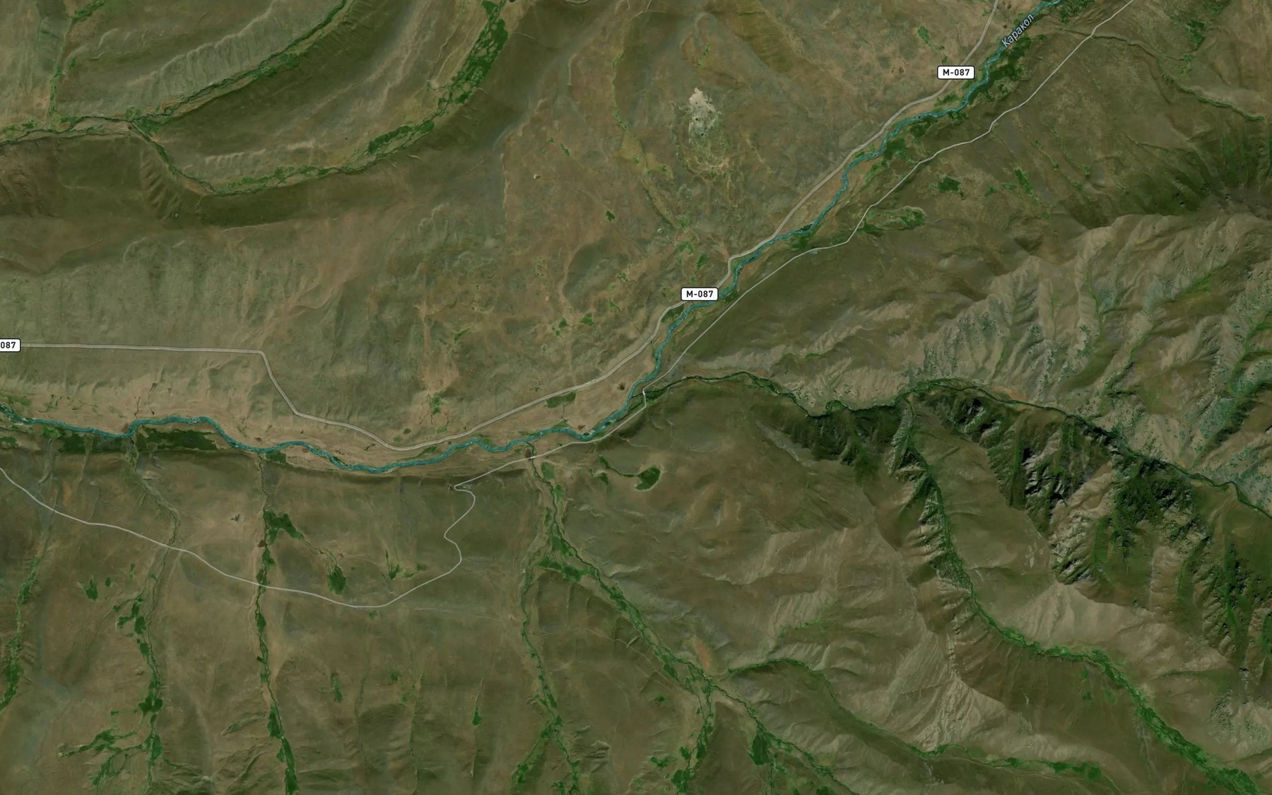 Satellite map of the Zapadnyy Suyek