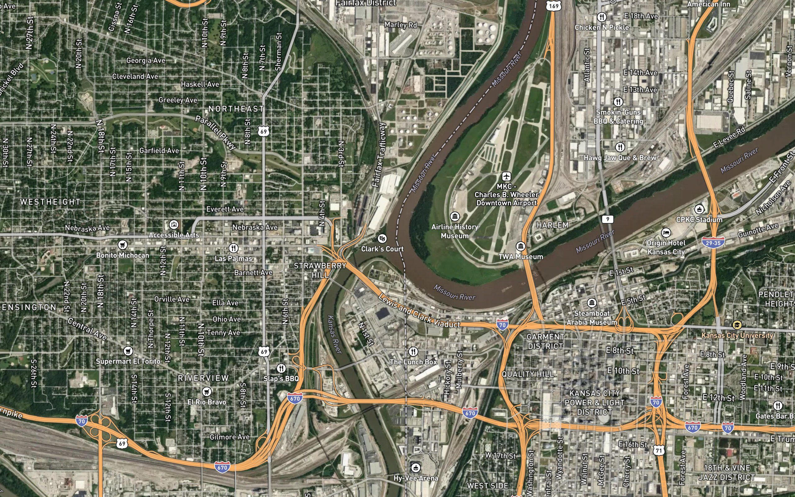 Kansas River Bend
