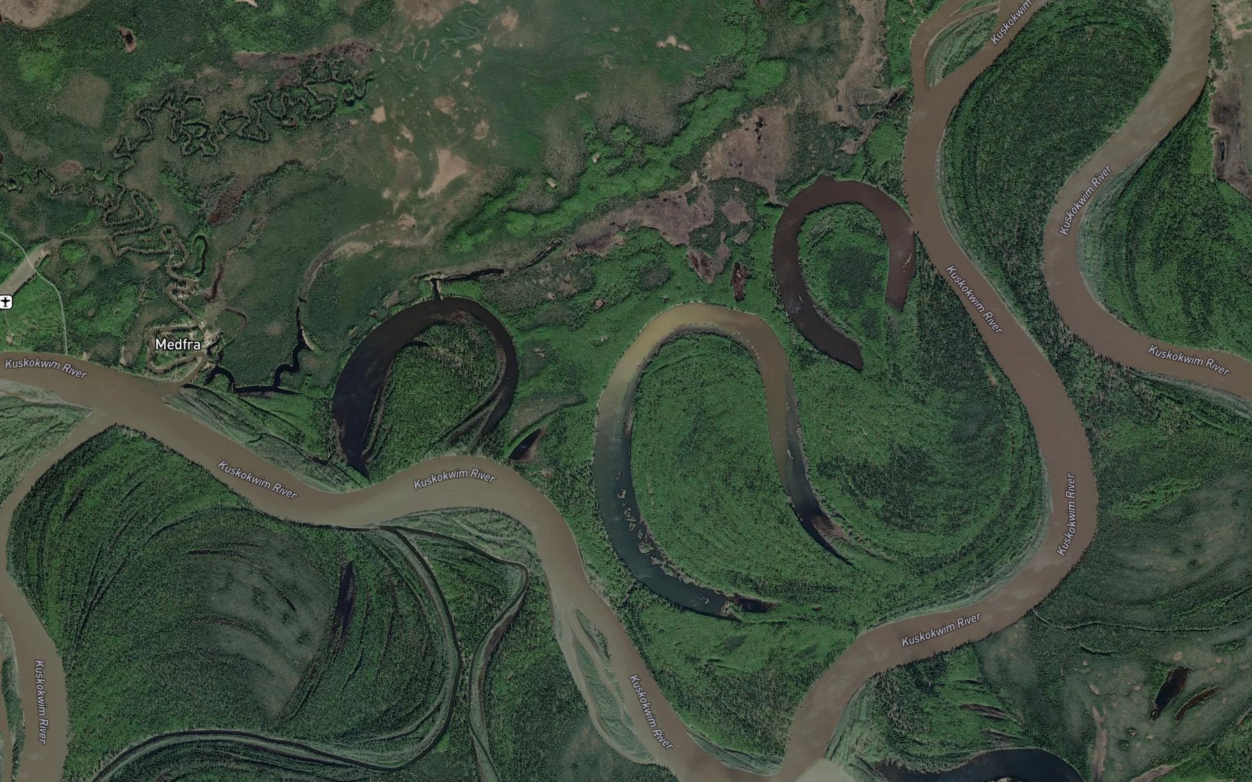 Satellite map of the Edzechak' Mina'