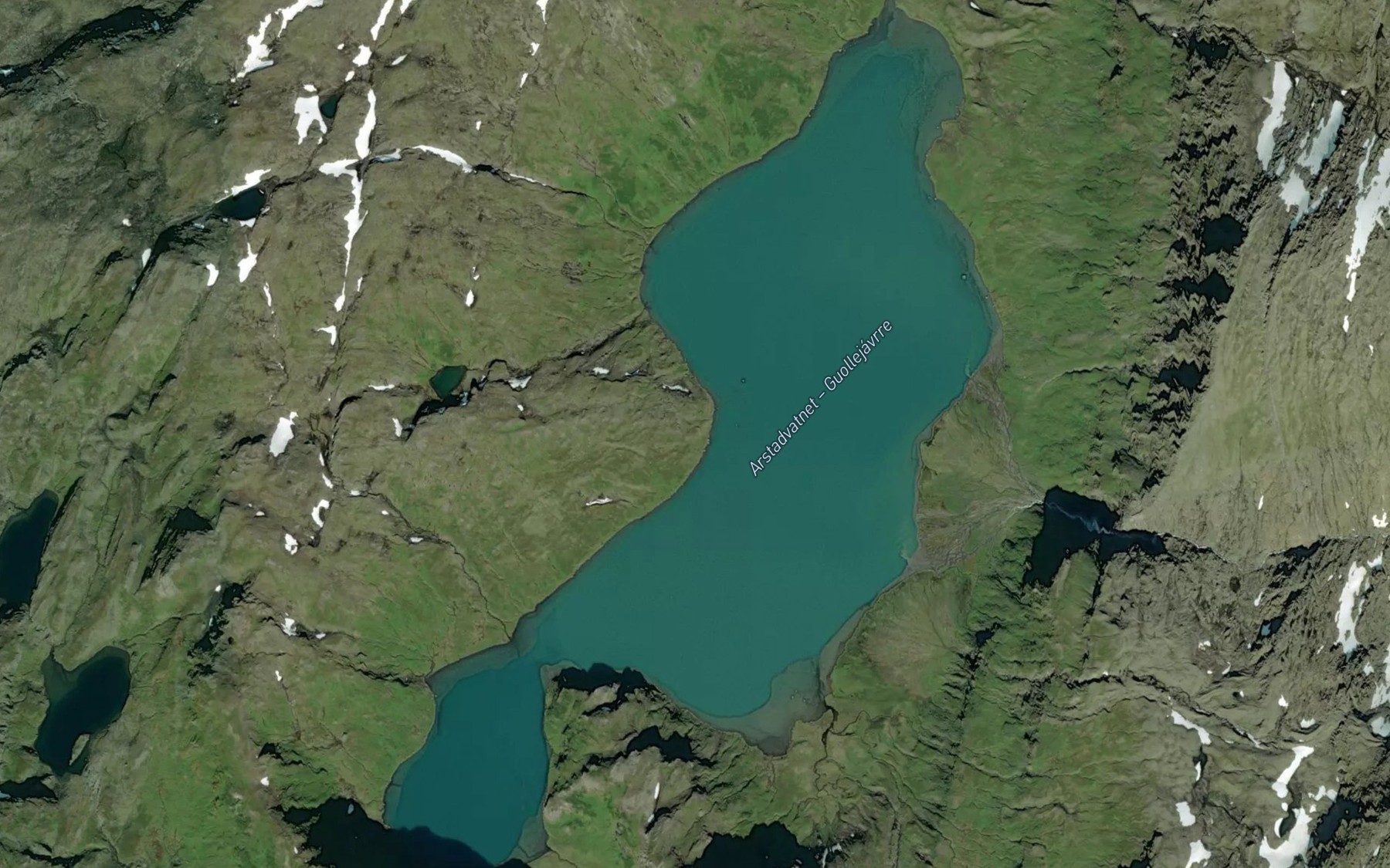 Satellite map of the Arstadvatnet