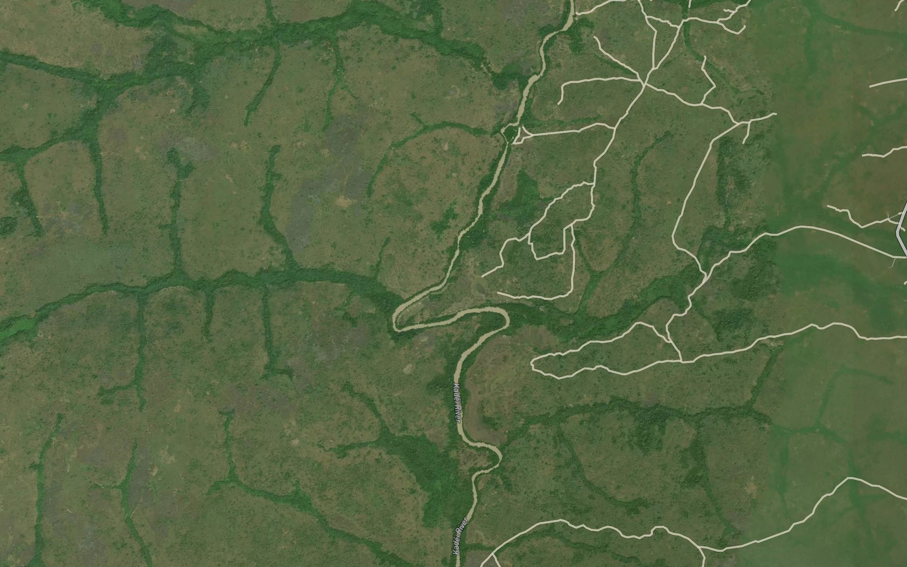Satellite map of the Popie