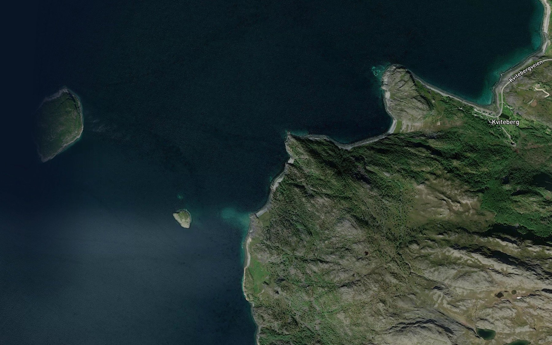 Satellite map of the Oterbukta
