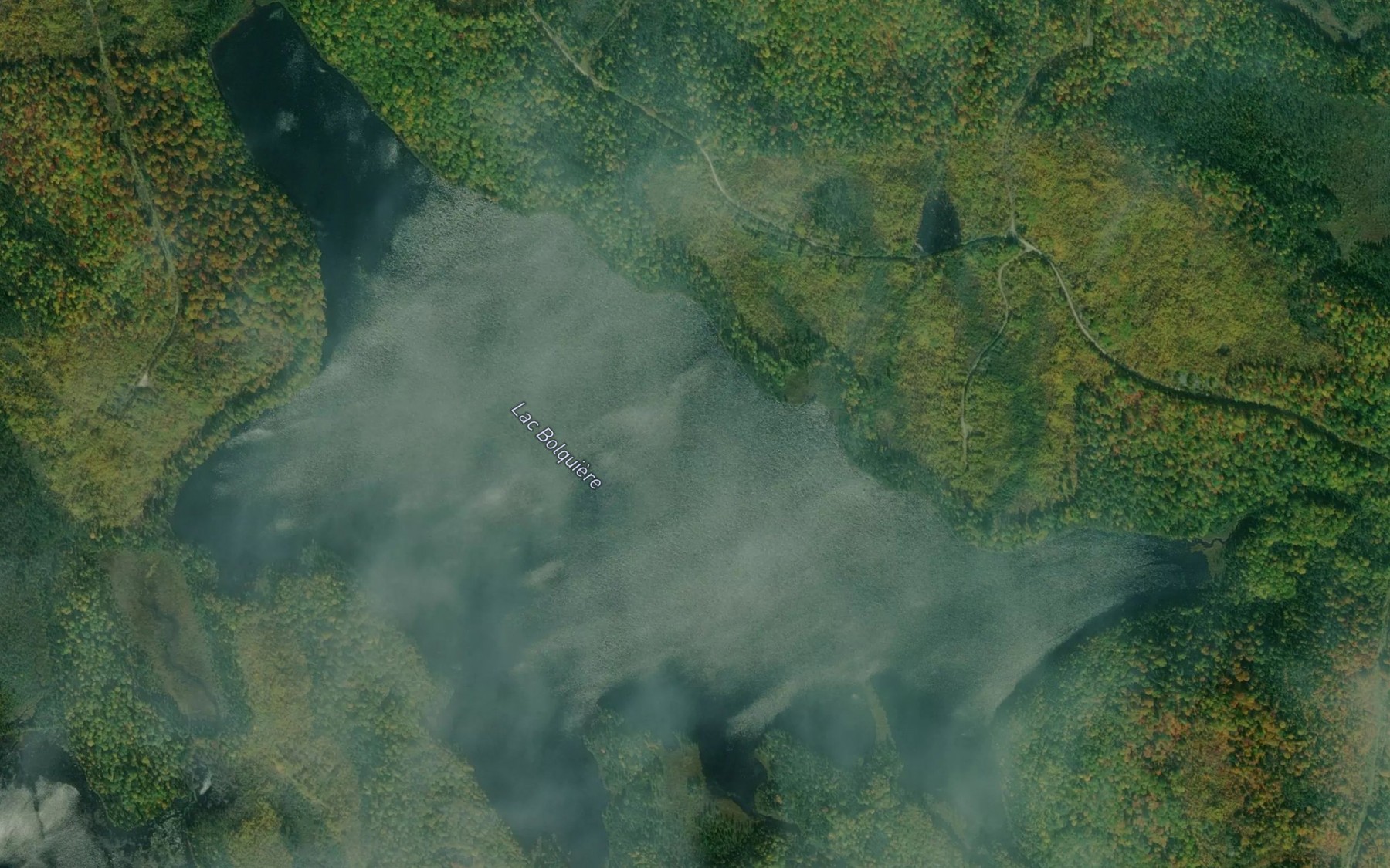 Satellite map of the Lac Bolquere