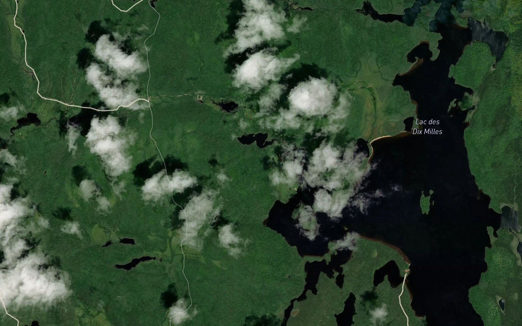 Satellite map of the Lac des Bucherons
