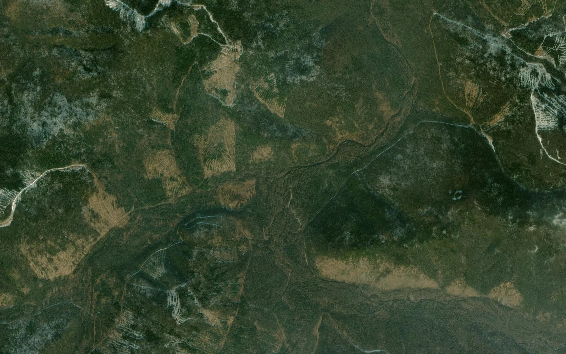 Satellite map of the Samarginskiy Pereval