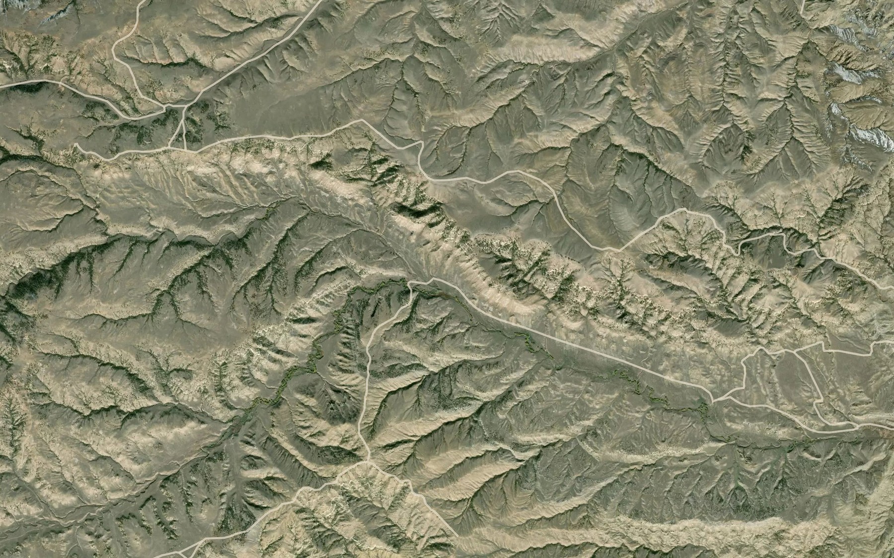 Satellite map of the Little Prospect Creek