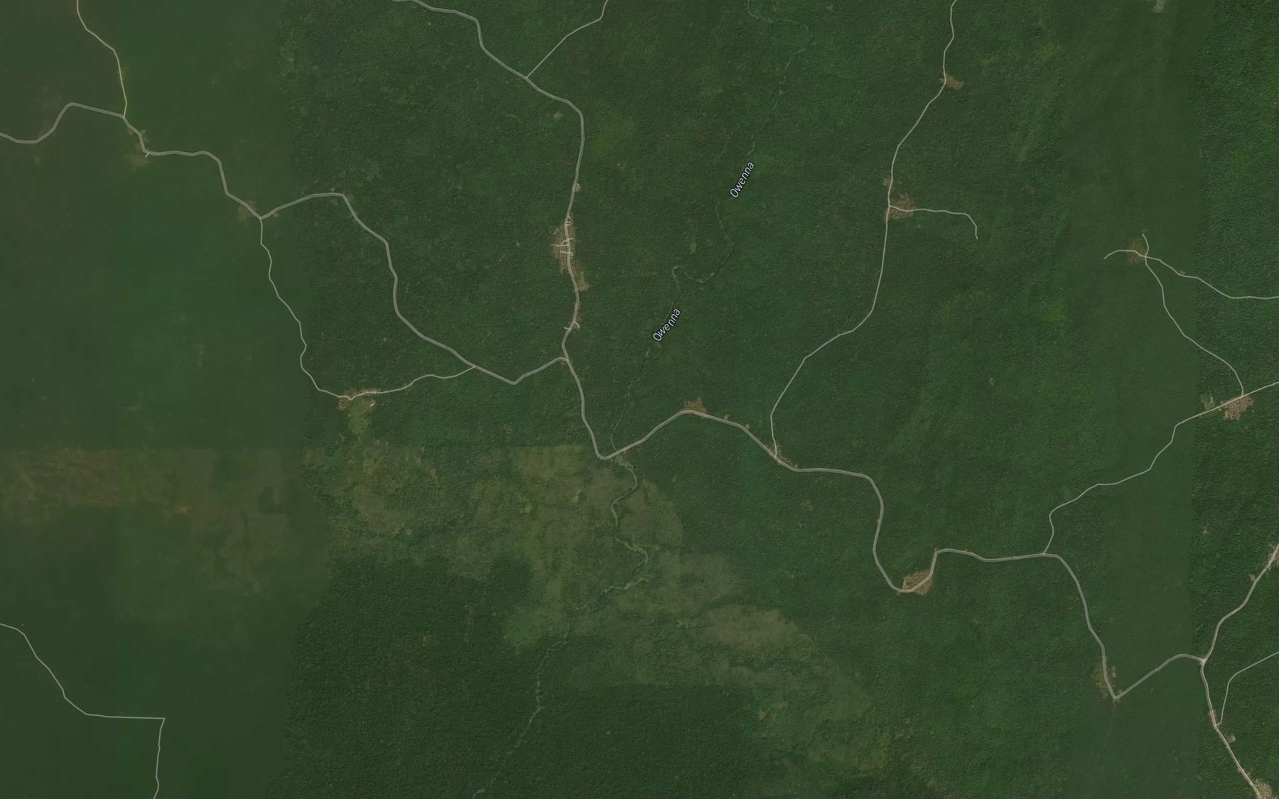 Satellite map of the River Gbagba