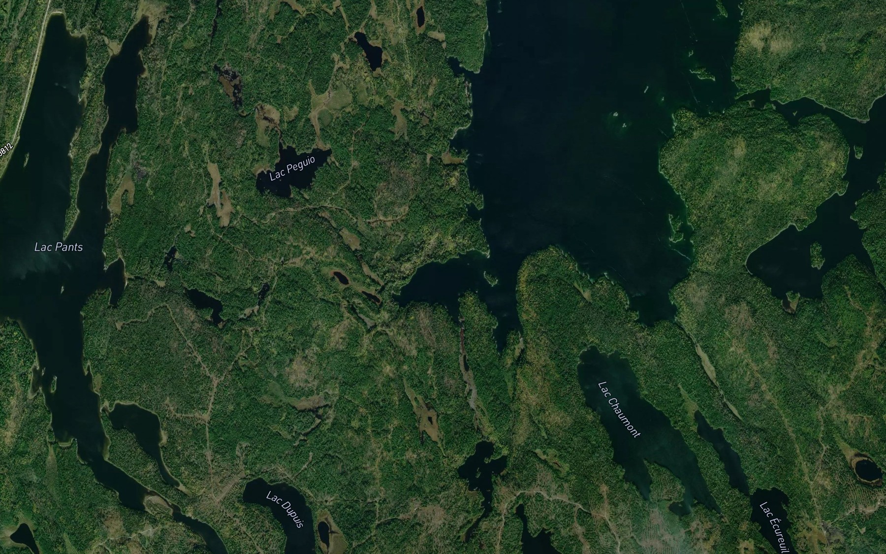 Satellite map of the Baie du Dos de Cheval