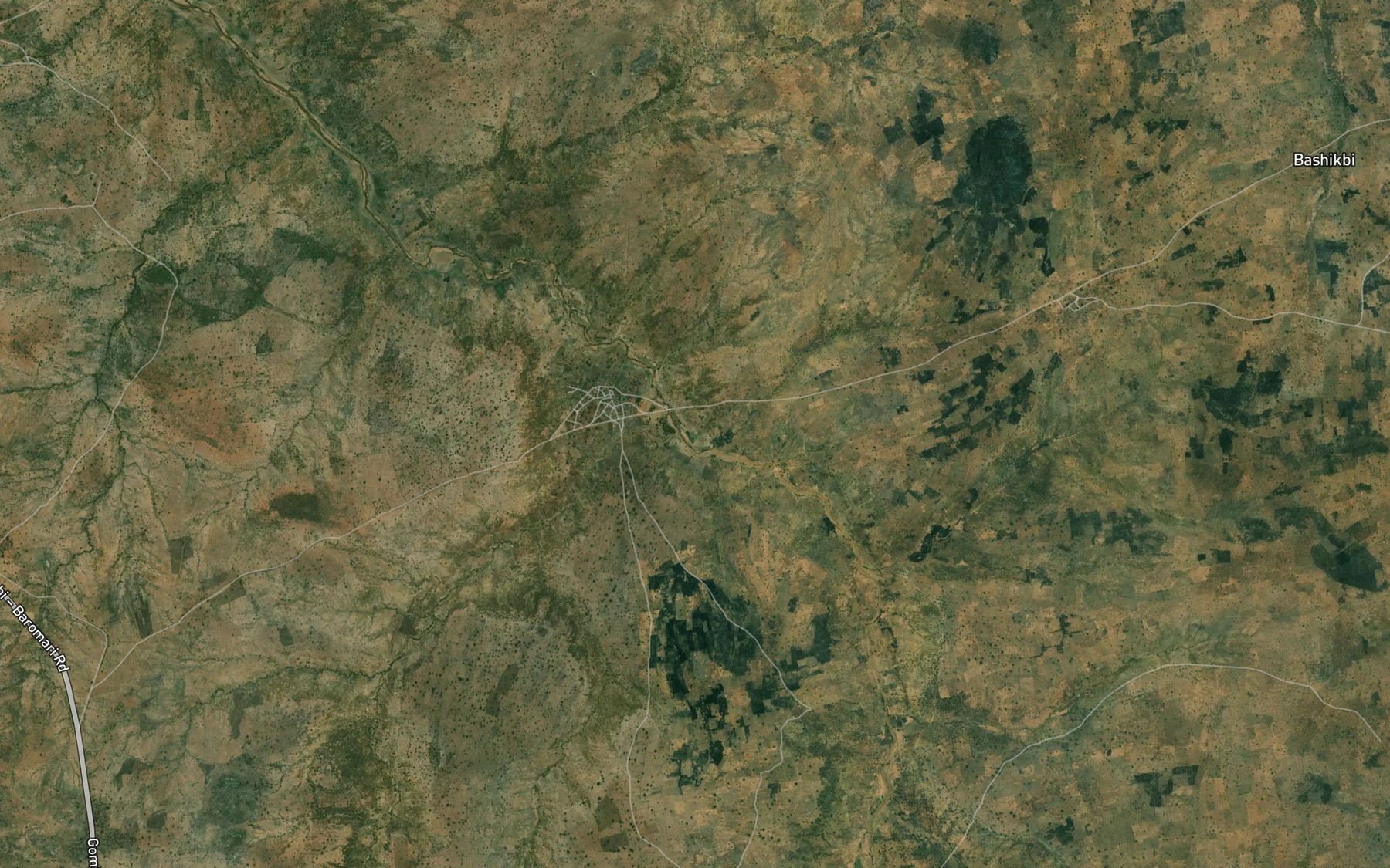 Satellite map of the Meyel Tufa