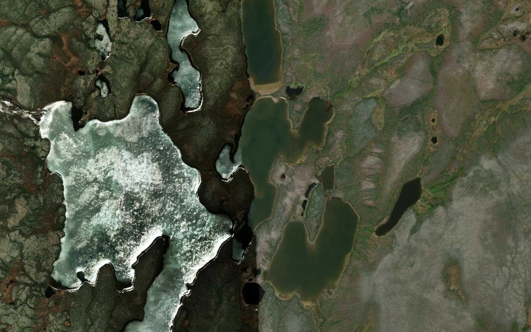 Satellite map of the Firth Bay