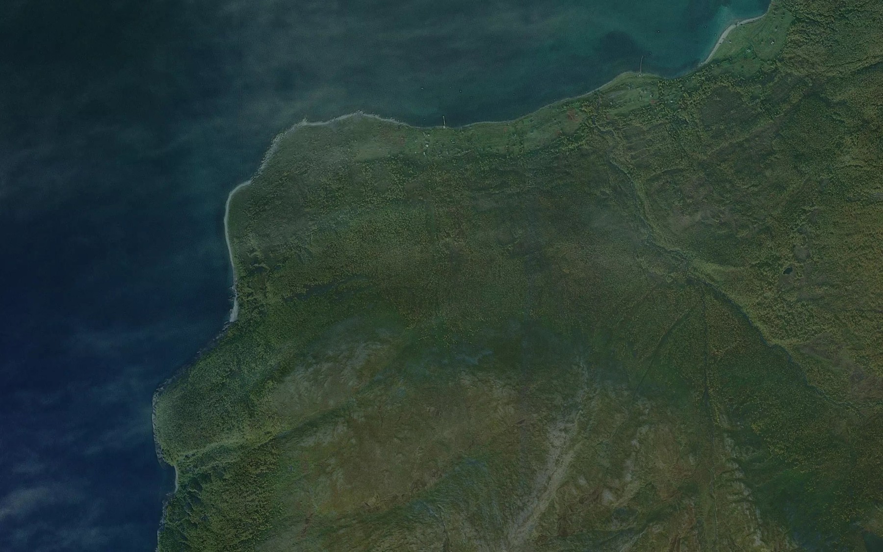 Satellite map of the Meilandselva