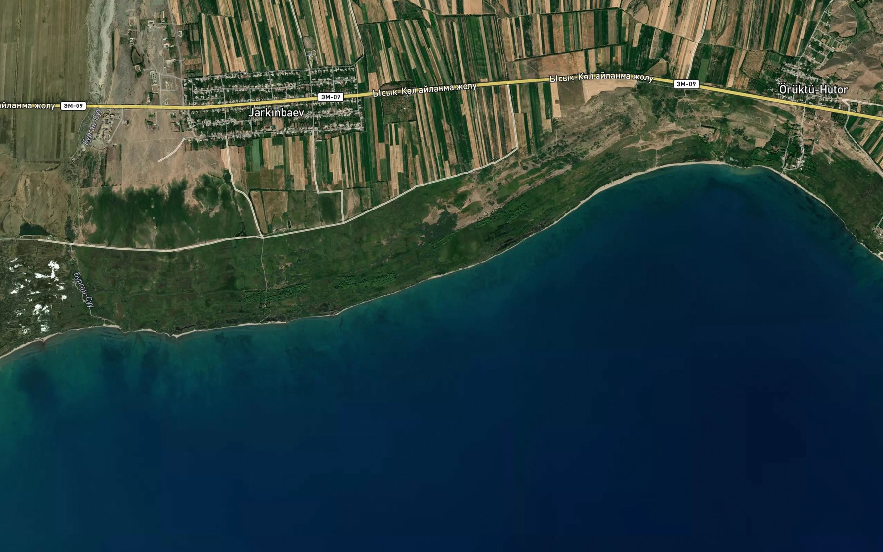 Satellite map of the Atamkulu
