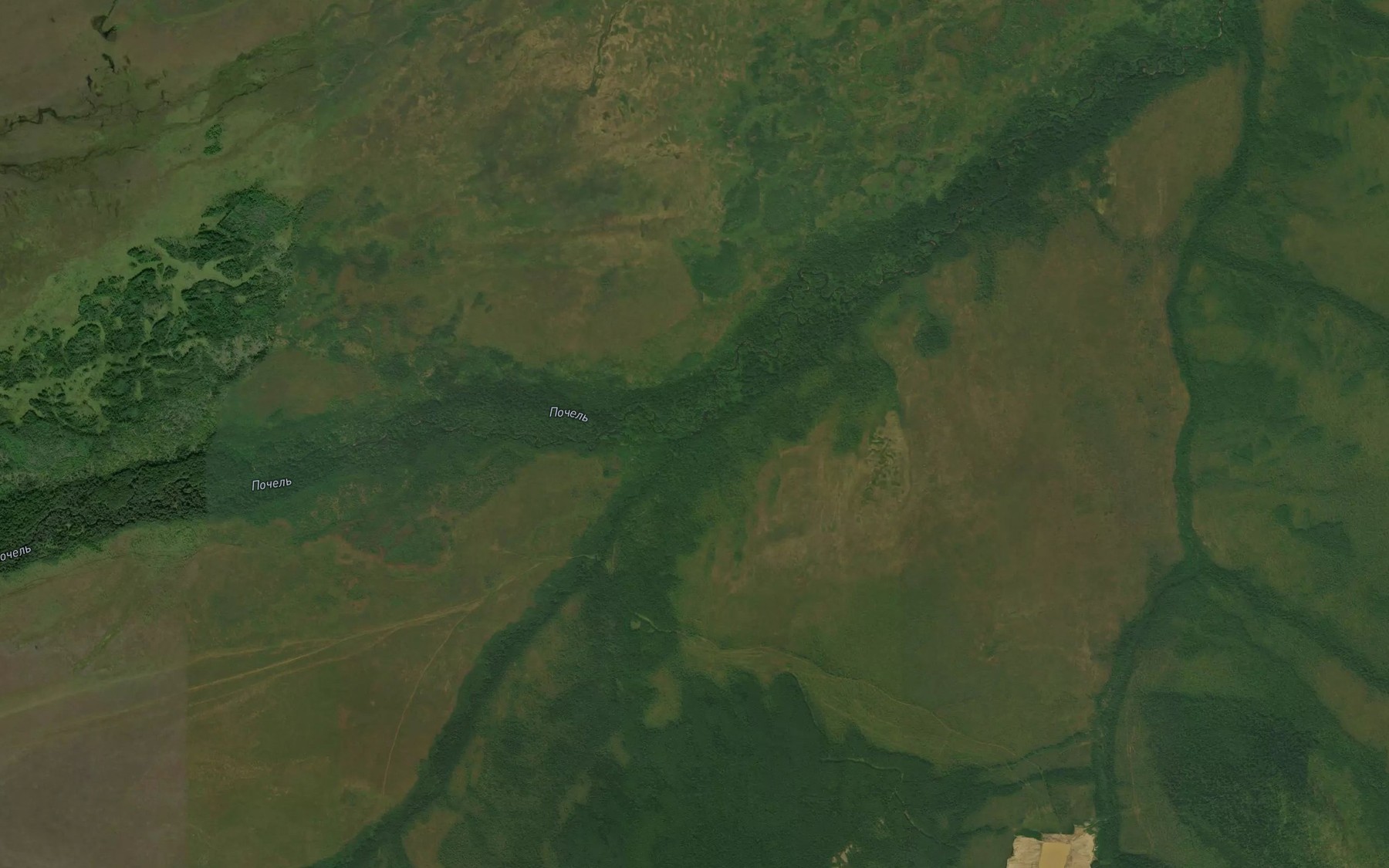 Satellite map of the Kovrizhnyy