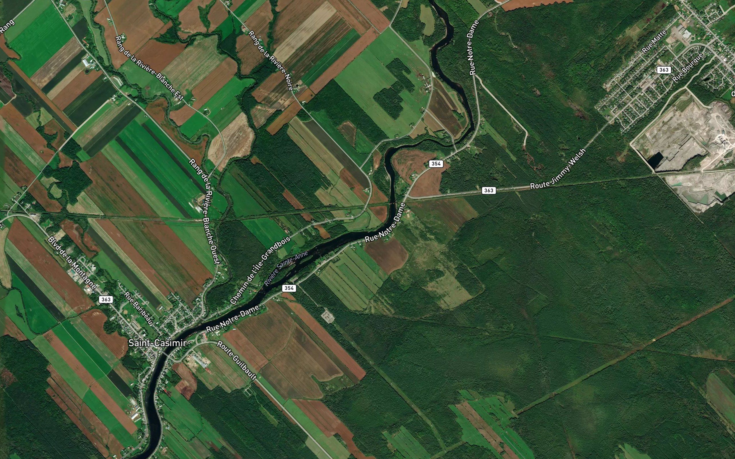 Cours d'eau Cantin