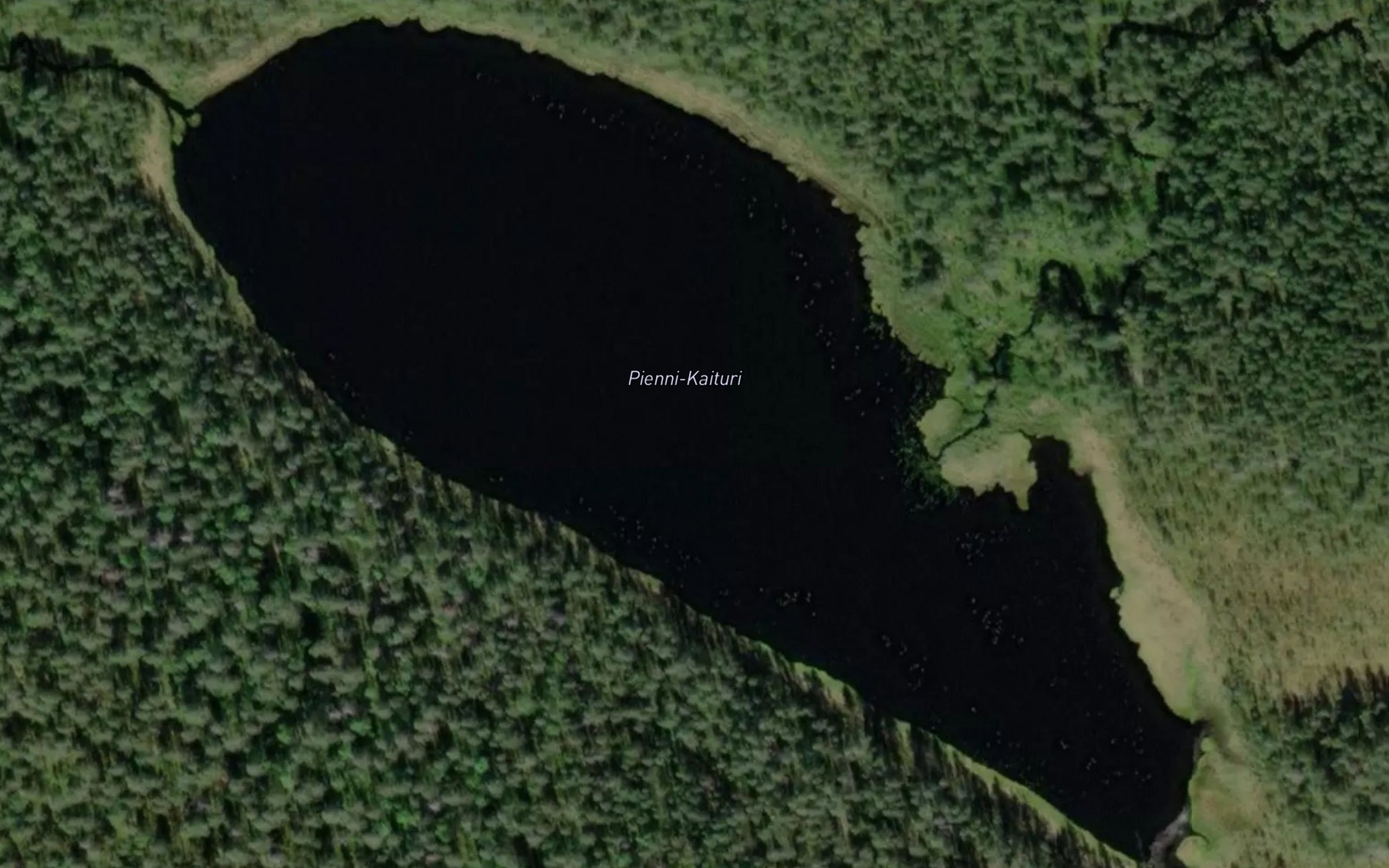 Satellite map of the Pieni-Kaituri