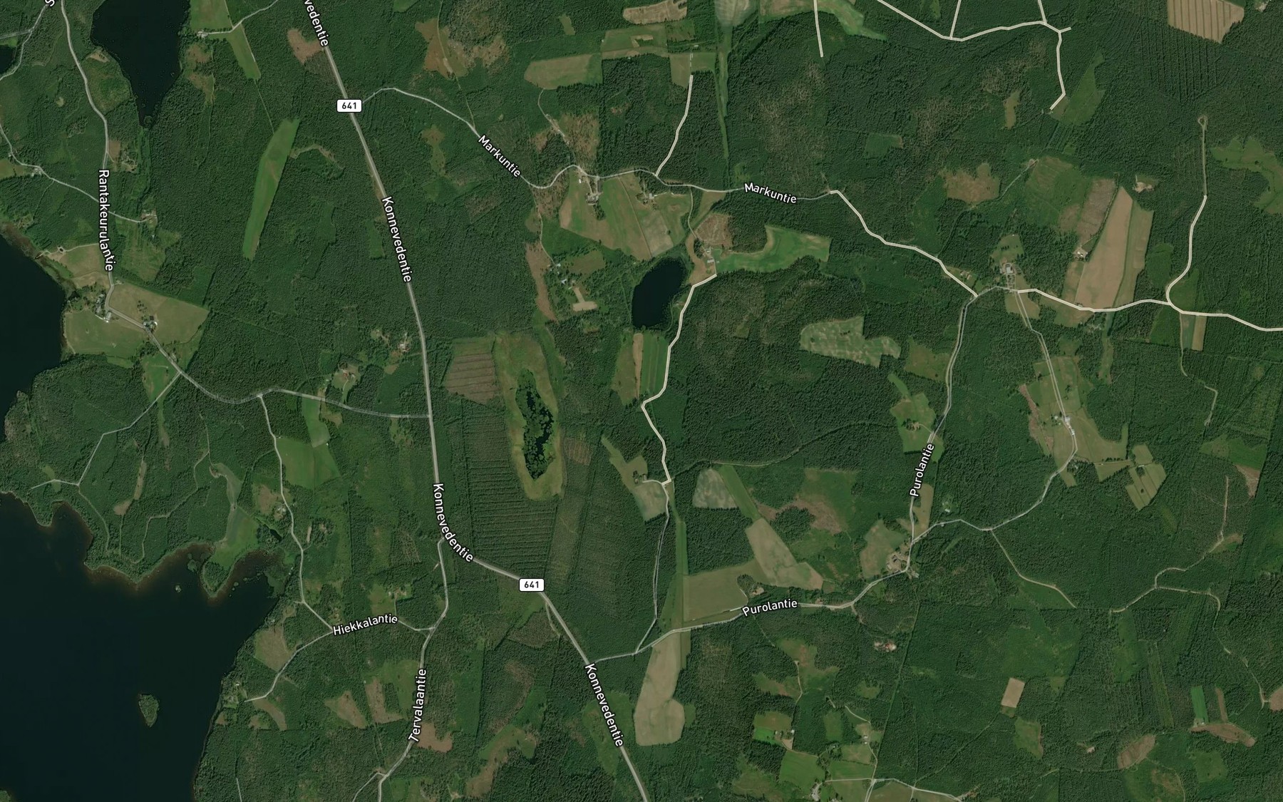 Satellite map of the Tarkinoja