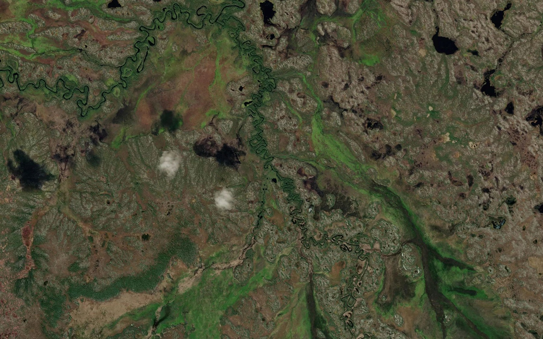 Satellite map of the Tikhiy