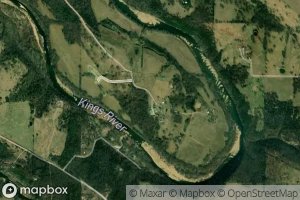 Satellite map of the Stewart Bend
