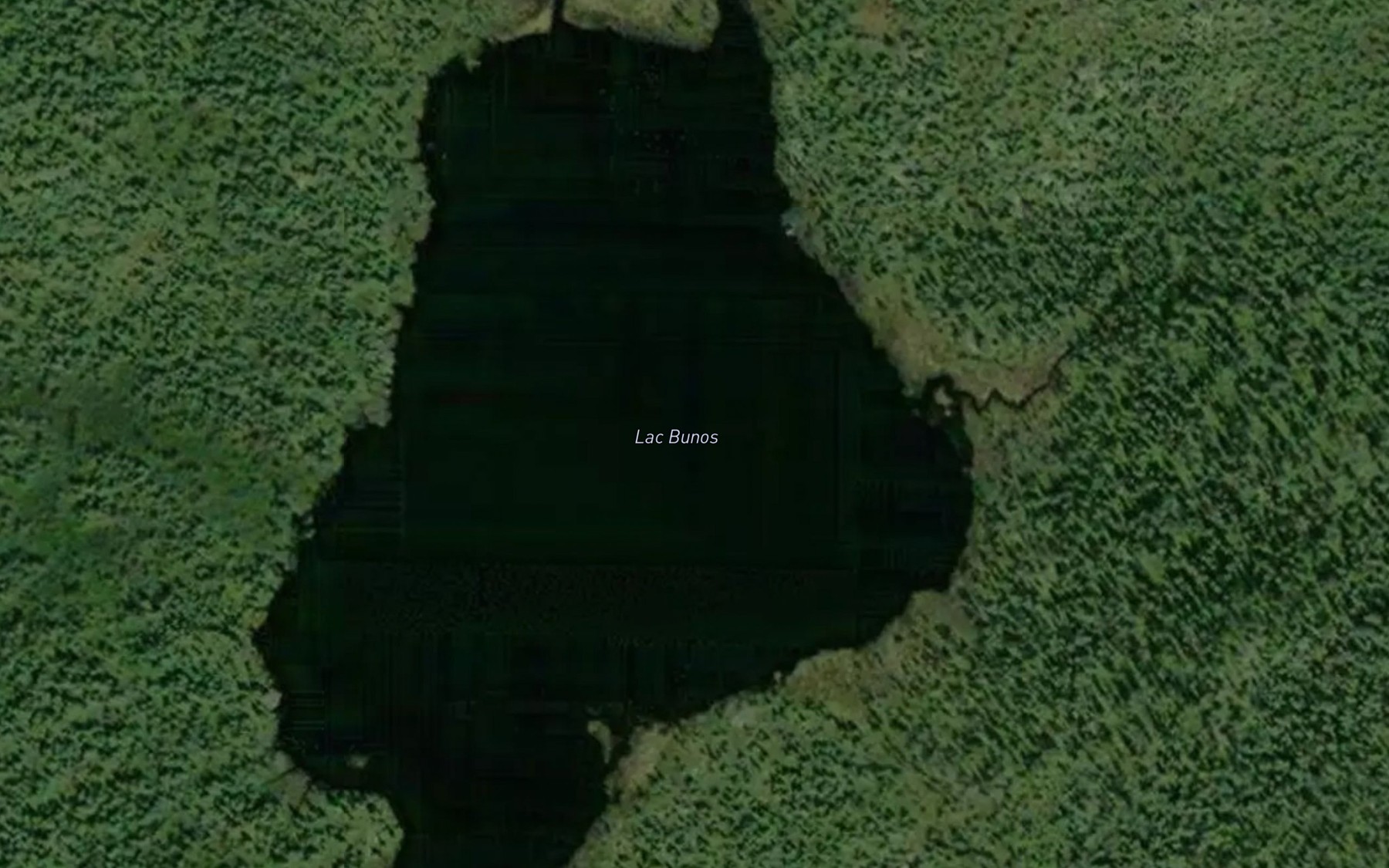 Satellite map of the Lac Bunos