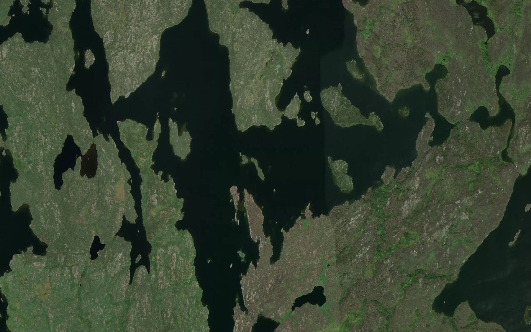 Satellite map of the Matheson Lake