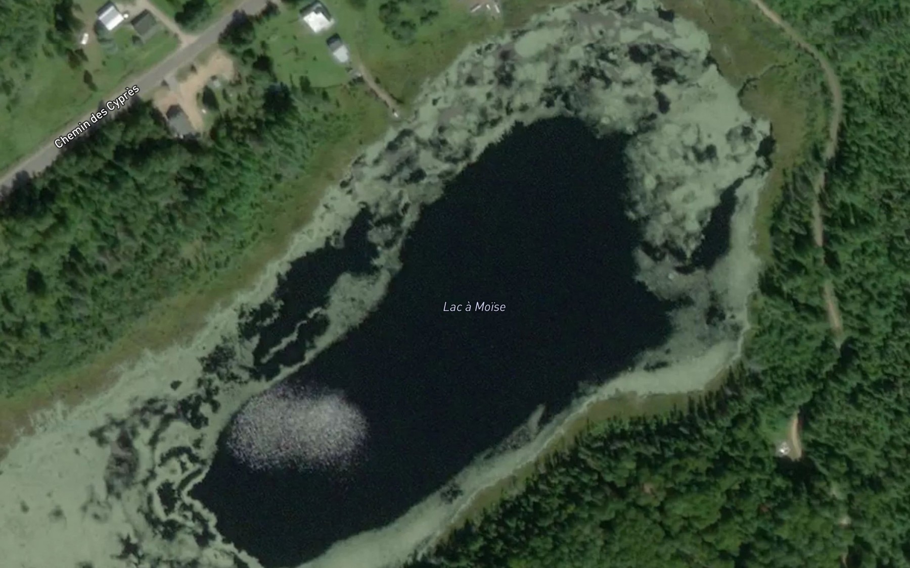 Satellite map of the Lac a Moise