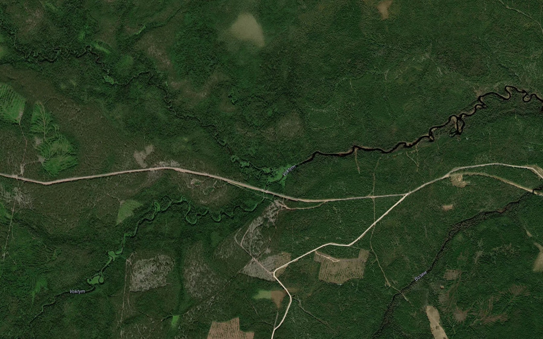 Satellite map of the Ir