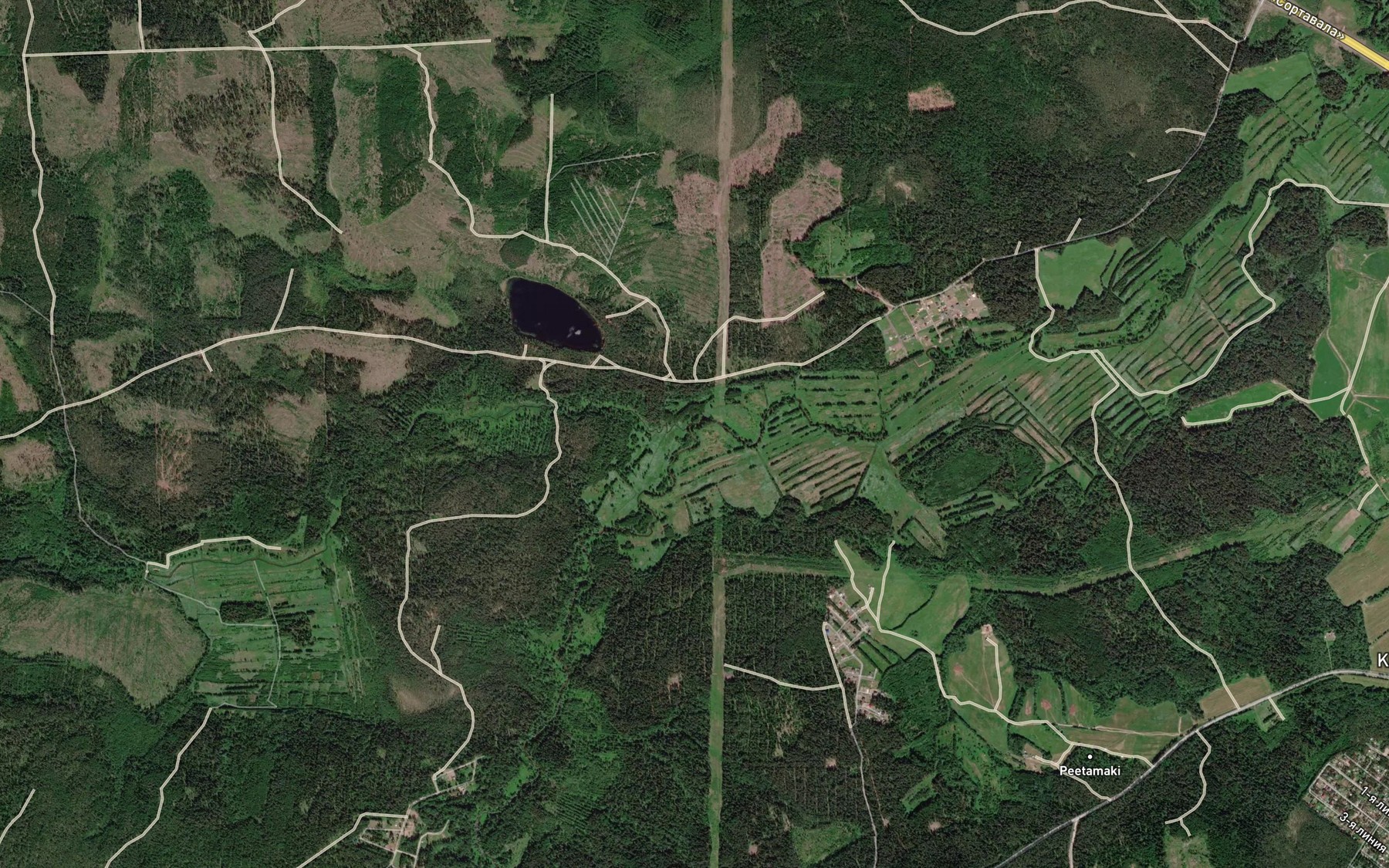 Satellite map of the Volch'ya