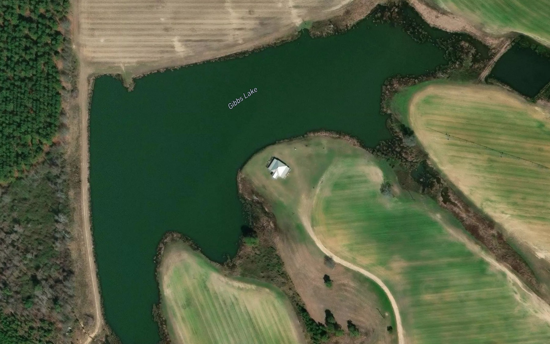 Satellite map of the Gibbs Lake
