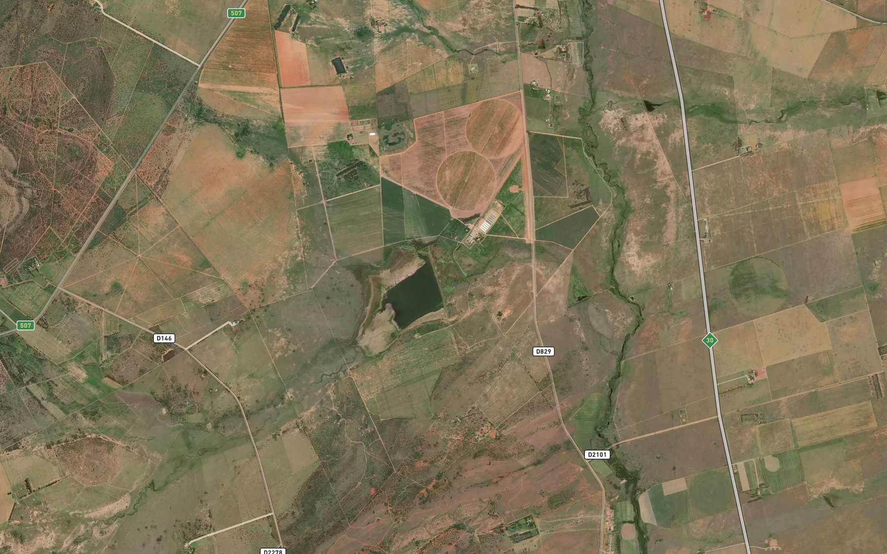 Satellite map of the Buisfonteinspruit