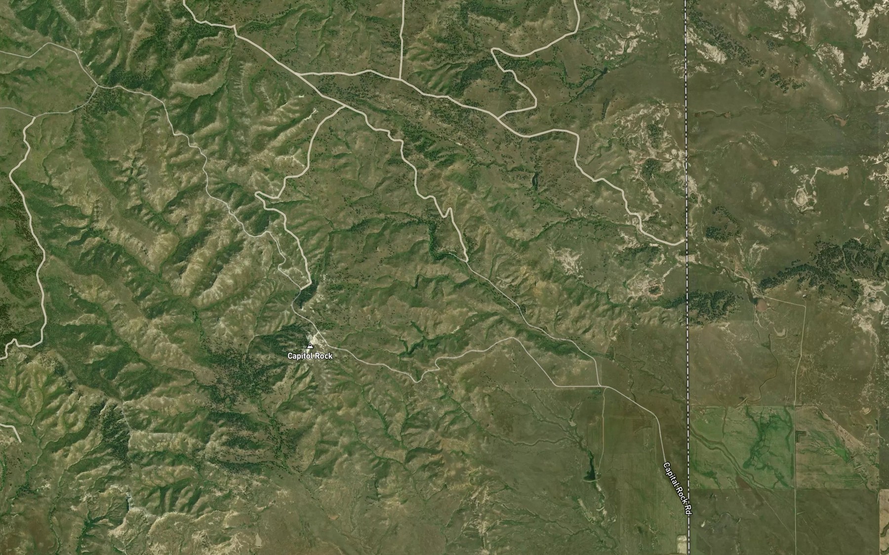 Satellite map of the Wickham Spring Number 2