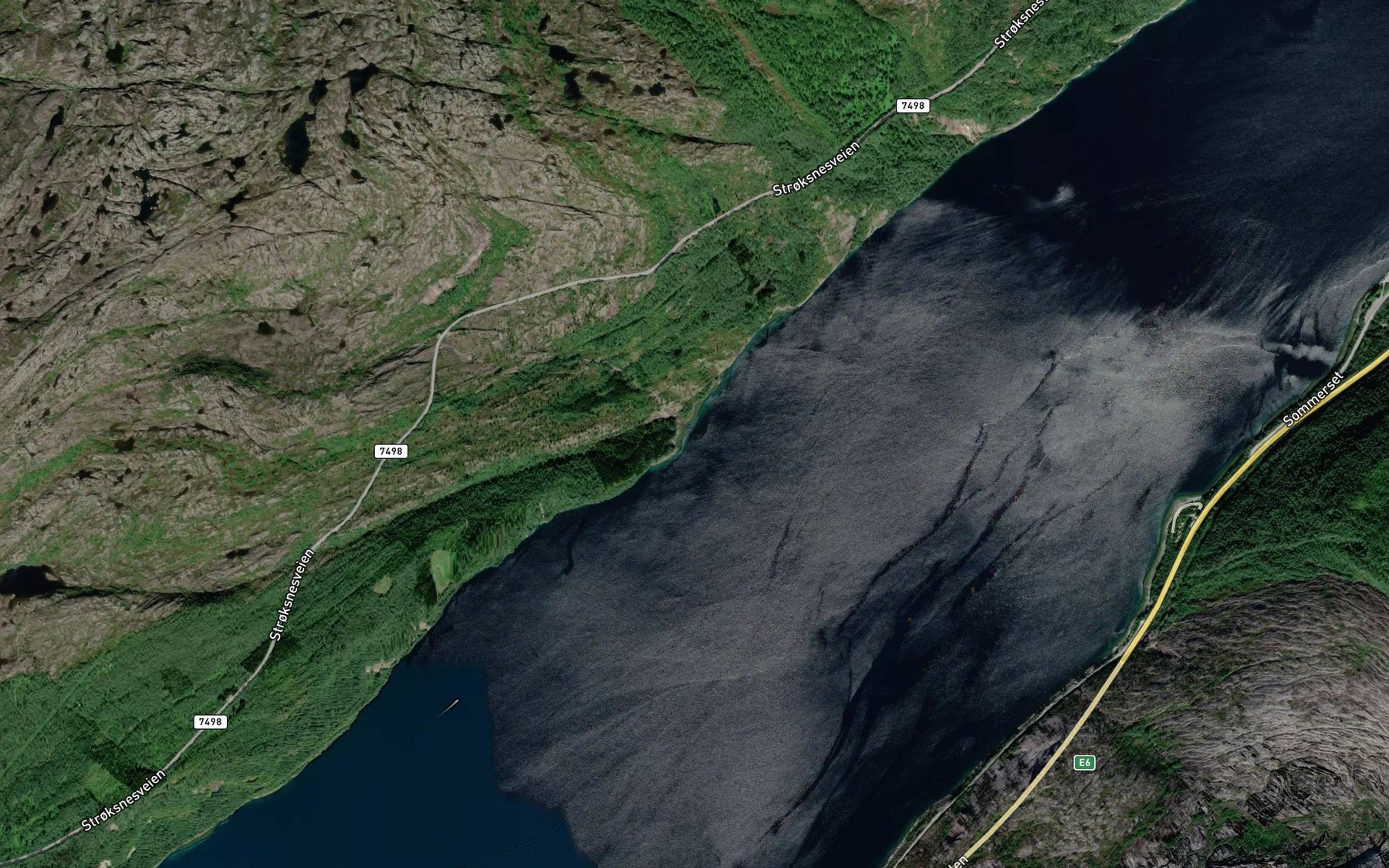 Satellite map of the Reinvika