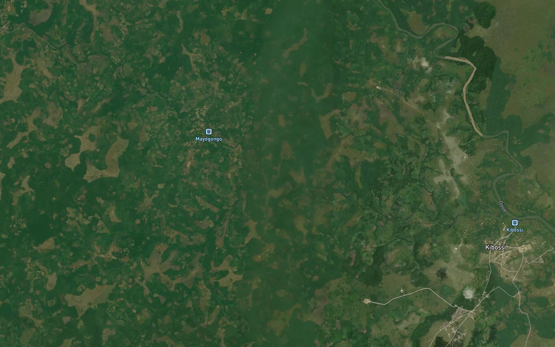 Satellite map of the Mbote