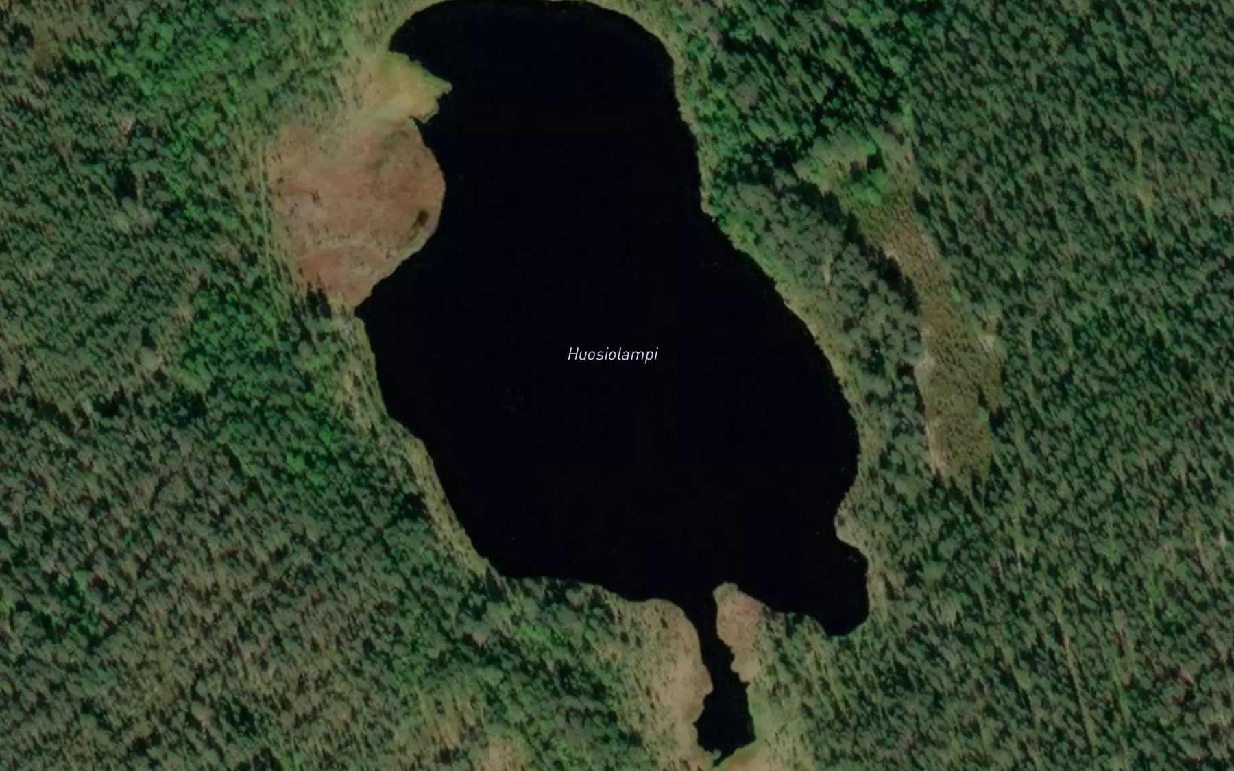 Satellite map of the Huosiolampi