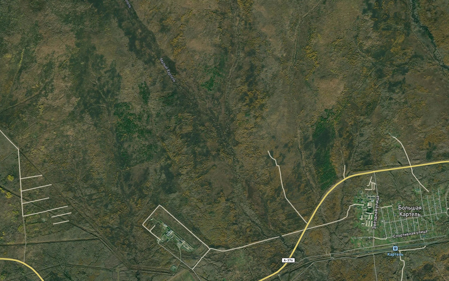 Satellite map of the Malaya Kartel'
