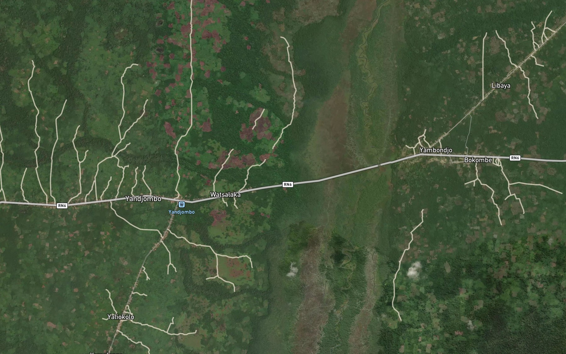 Satellite map of the Mogwa