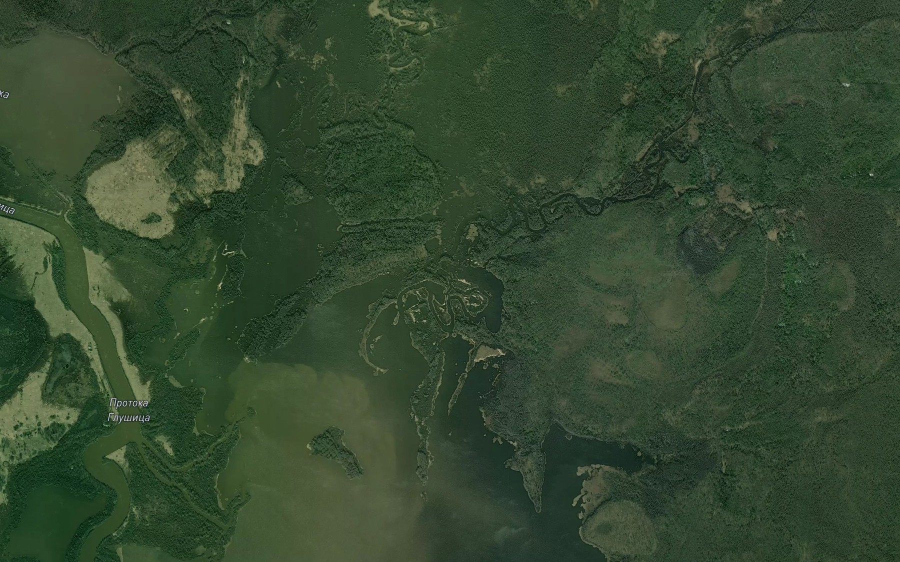 Satellite map of the Yezil'nitsa