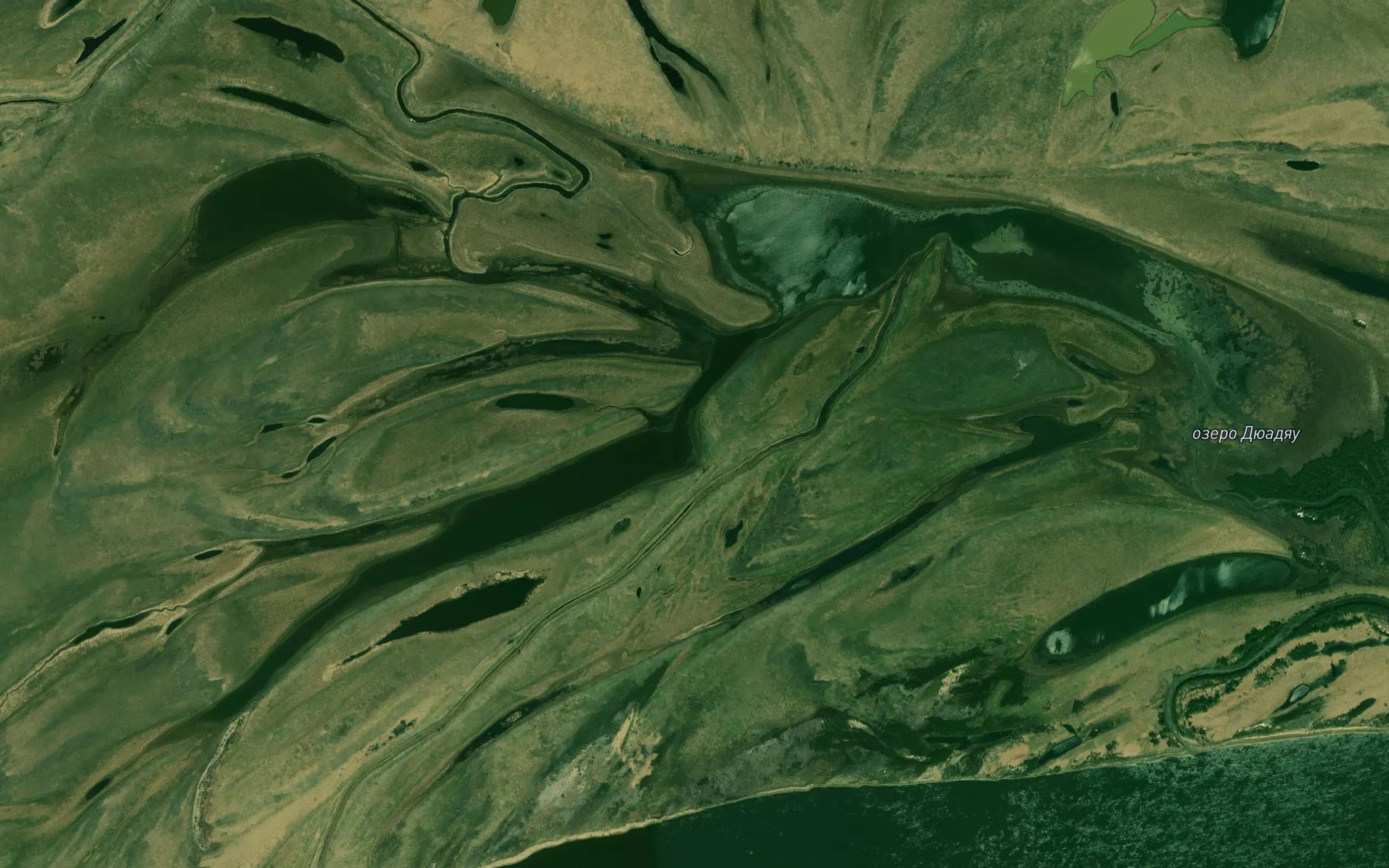 Satellite map of the Ozero Dyuadyau