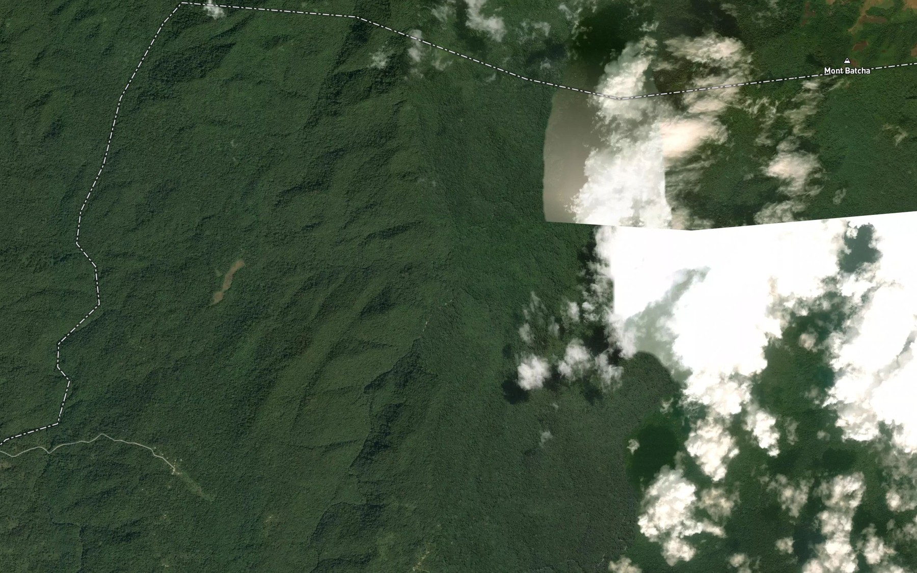 Satellite map of the Sekouk