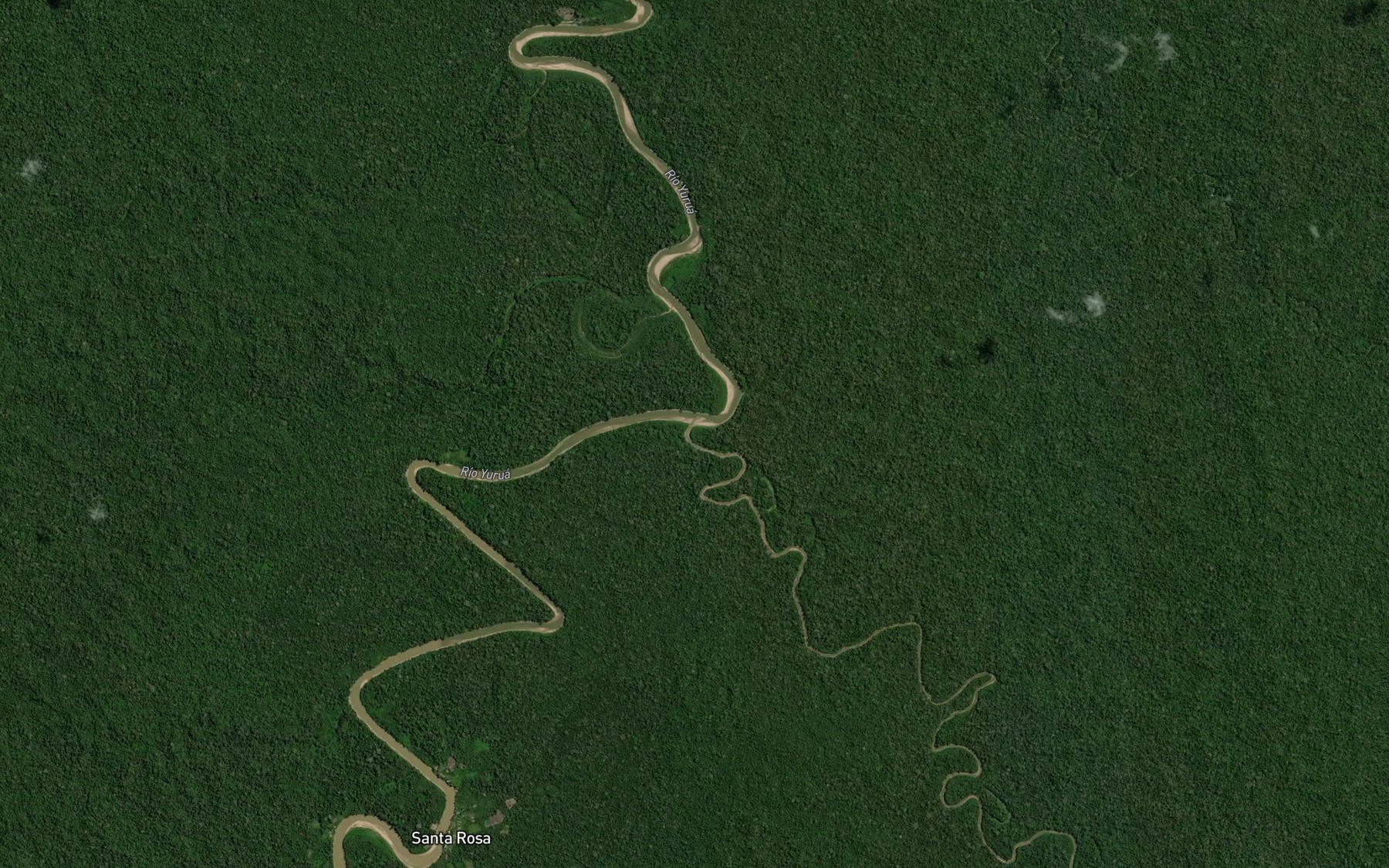 Satellite map of the Rio Bou