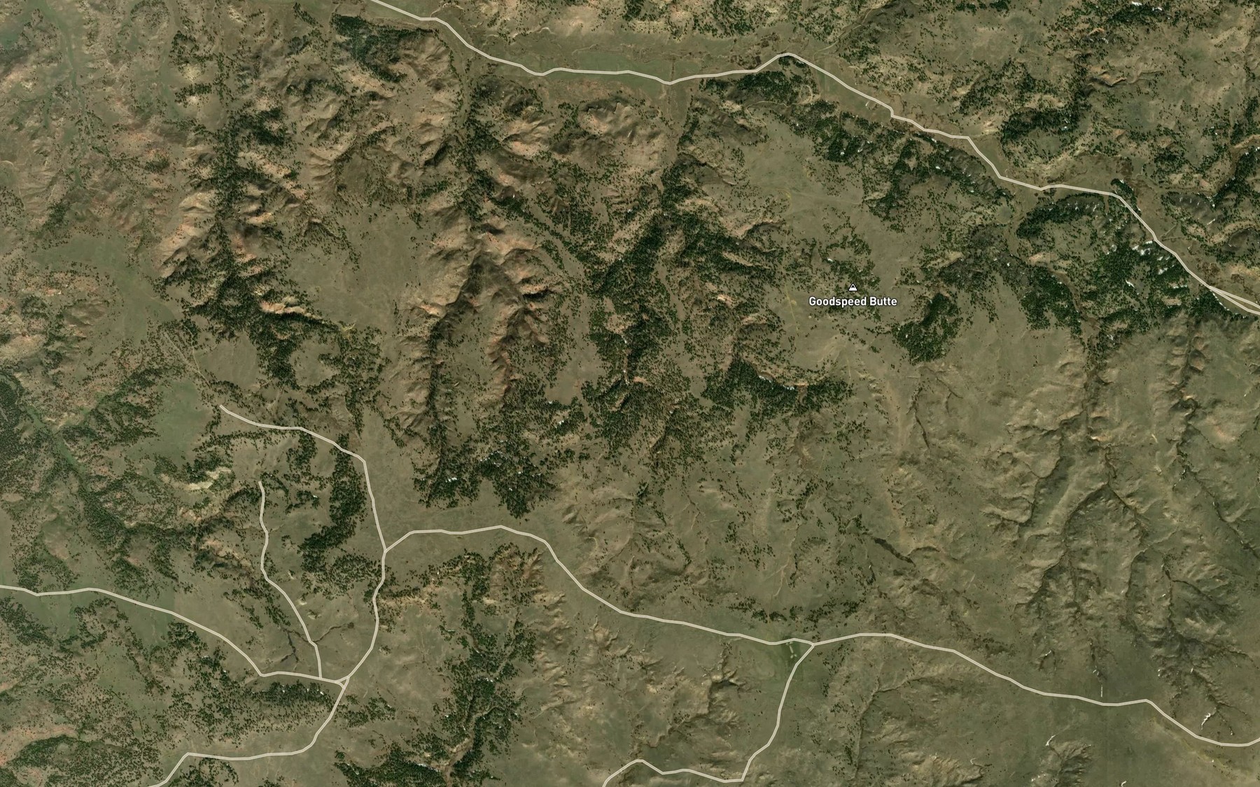 Satellite map of the Goodspeed Draw Spring