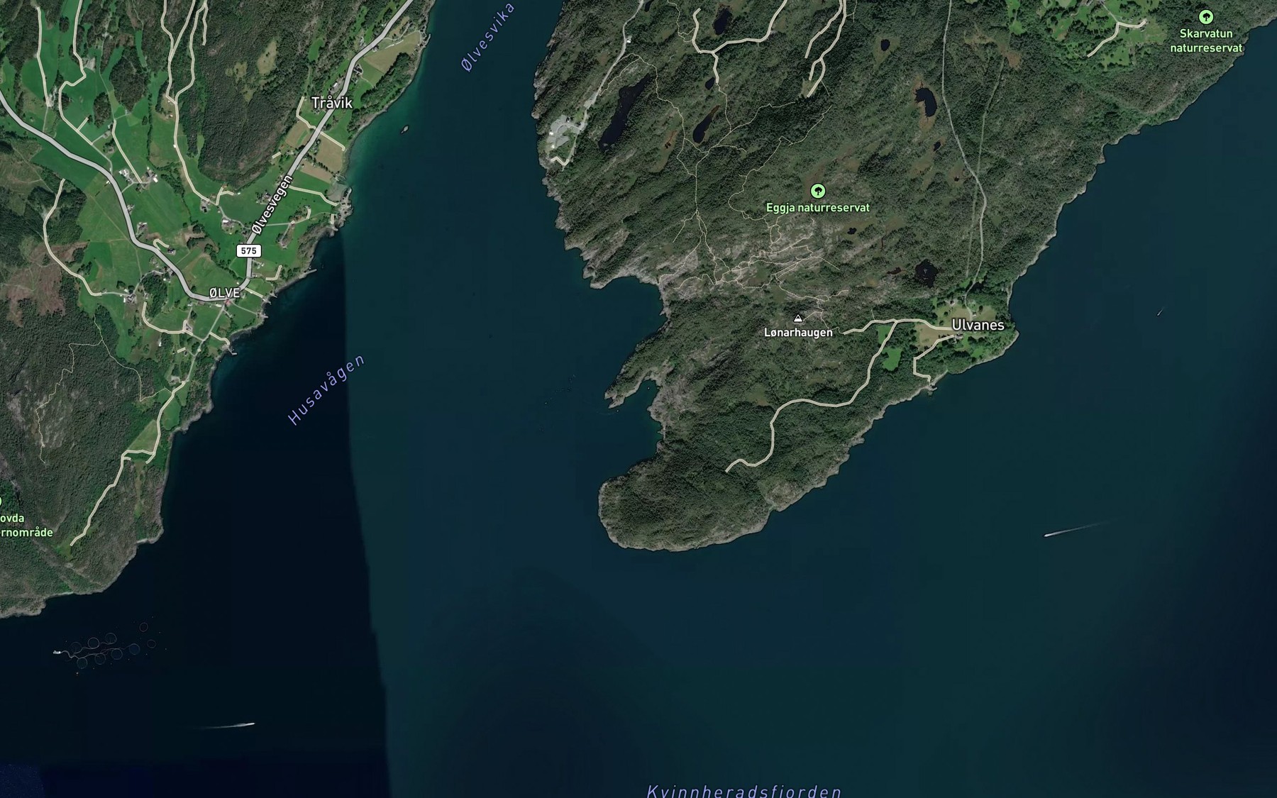 Satellite map of the Selvag,s