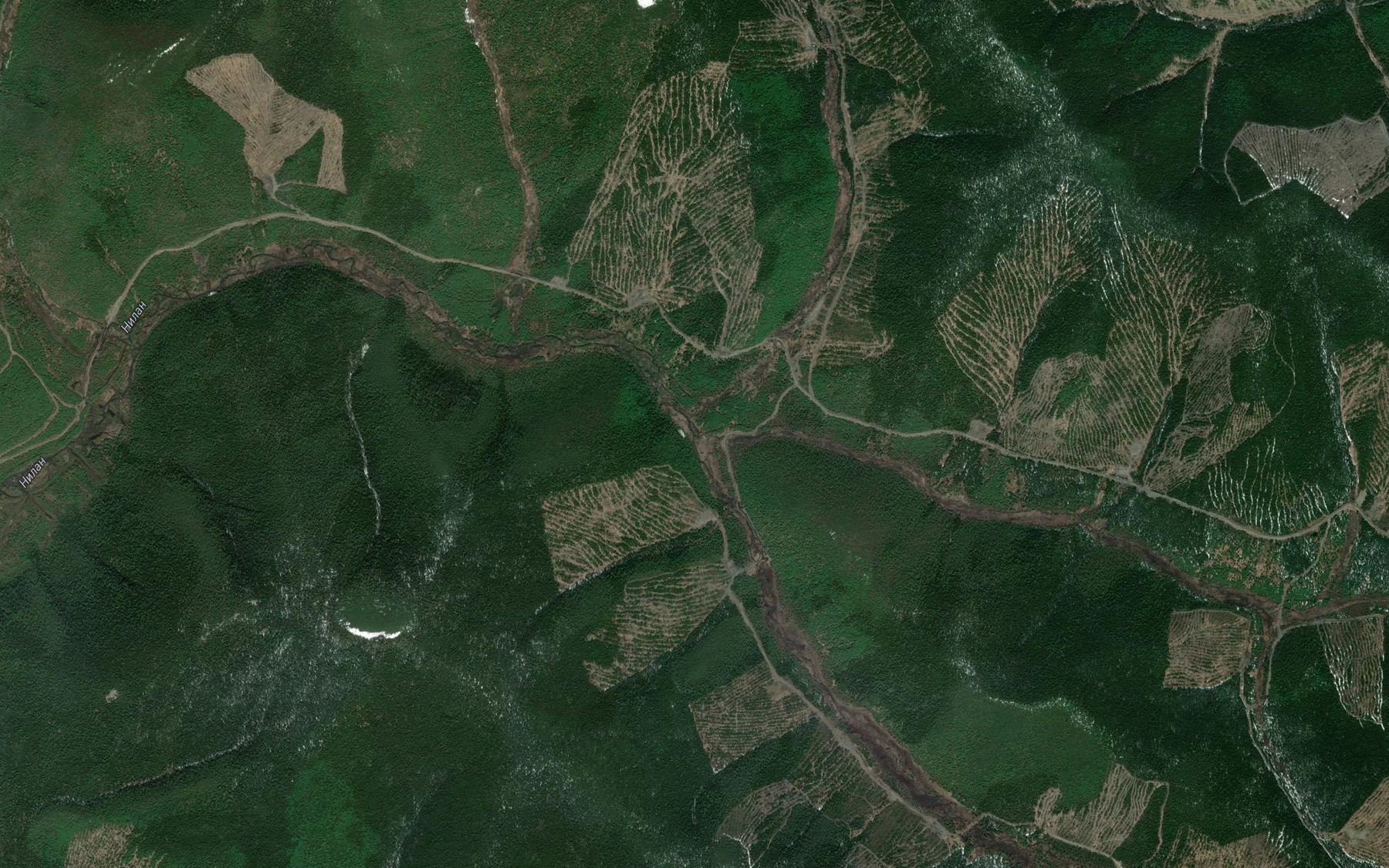 Satellite map of the Mokryy