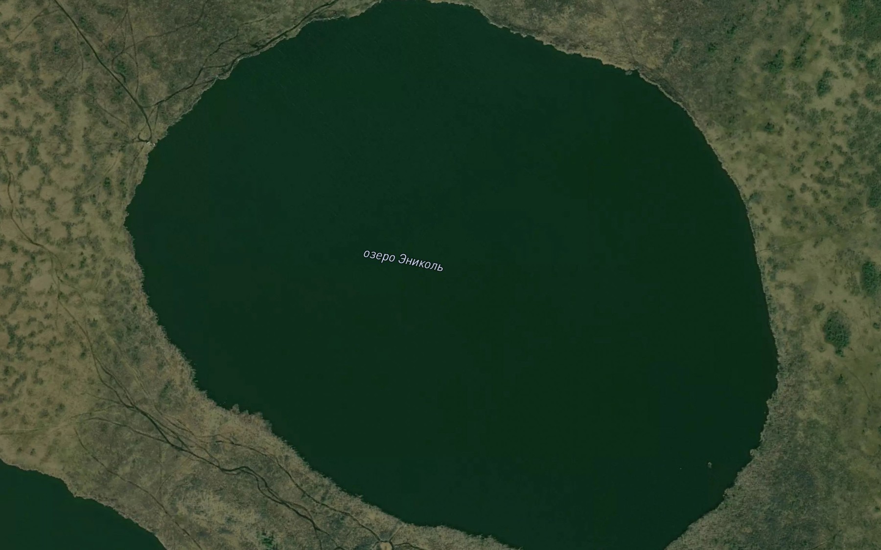 Satellite map of the Ozero Enikol'